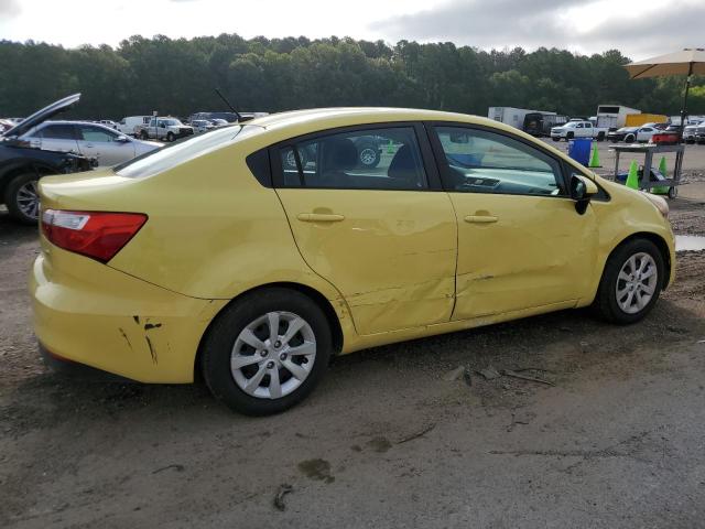 KNADM4A34G6685937 - 2016 KIA RIO LX YELLOW photo 3