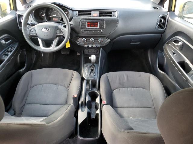 KNADM4A34G6685937 - 2016 KIA RIO LX YELLOW photo 8