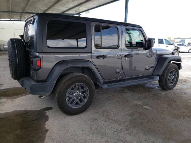 1C4PJXDN7RW296946 - 2024 JEEP WRANGLER SPORT GRAY photo 3