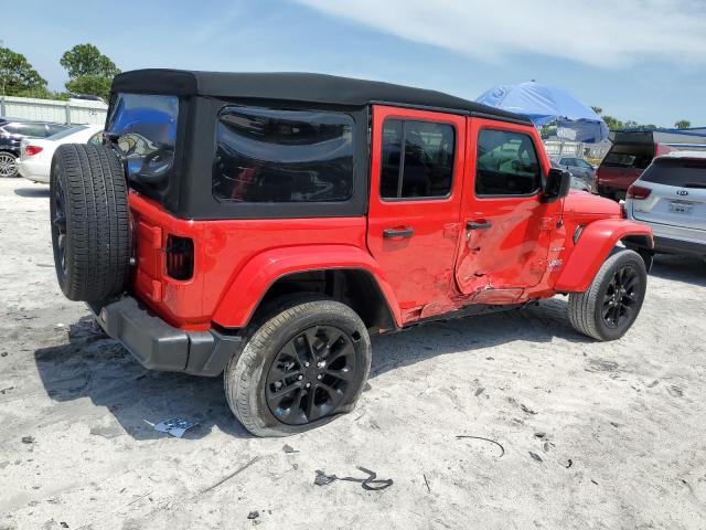 1C4JJXP65NW170055 - 2022 JEEP WRANGLER U SAHARA 4XE RED photo 3