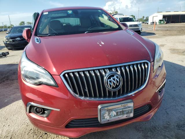 LRBFXASA4HD072310 - 2017 BUICK ENVISION PREFERRED RED photo 5