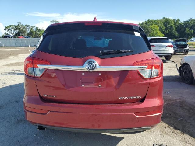 LRBFXASA4HD072310 - 2017 BUICK ENVISION PREFERRED RED photo 6