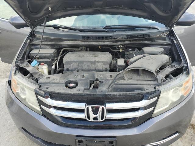 5FNRL5H63FB013162 - 2015 HONDA ODYSSEY EXL GRAY photo 12