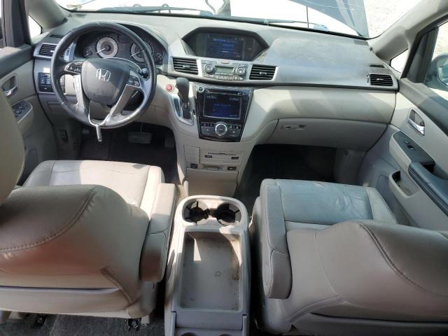 5FNRL5H63FB013162 - 2015 HONDA ODYSSEY EXL GRAY photo 8