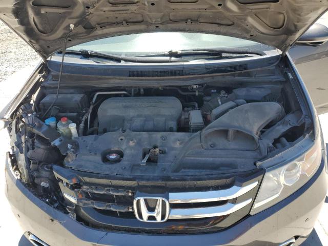 5FNRL5H94FB091511 - 2015 HONDA ODYSSEY TOURING GRAY photo 12