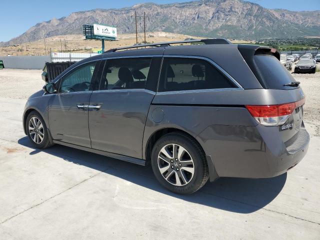5FNRL5H94FB091511 - 2015 HONDA ODYSSEY TOURING GRAY photo 2
