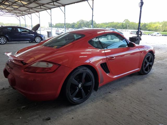 WP0AA29817U763525 - 2007 PORSCHE CAYMAN RED photo 3