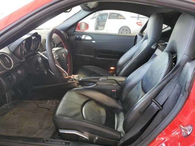 WP0AA29817U763525 - 2007 PORSCHE CAYMAN RED photo 7