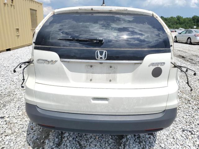 5J6RM4H75EL112152 - 2014 HONDA CR-V EXL WHITE photo 6