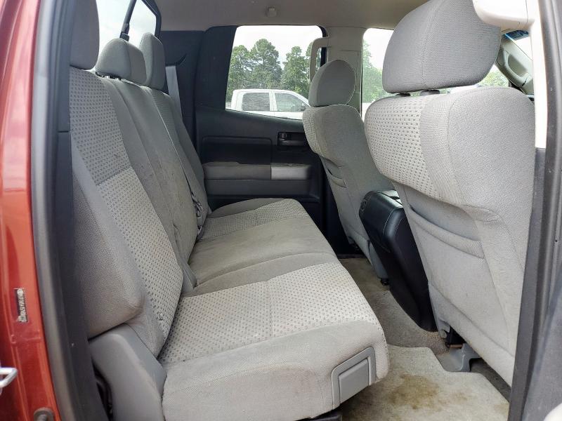 5TFSV54157X001110 - 2007 TOYOTA TUNDRA DOUBLE CAB SR5 BURGUNDY photo 10