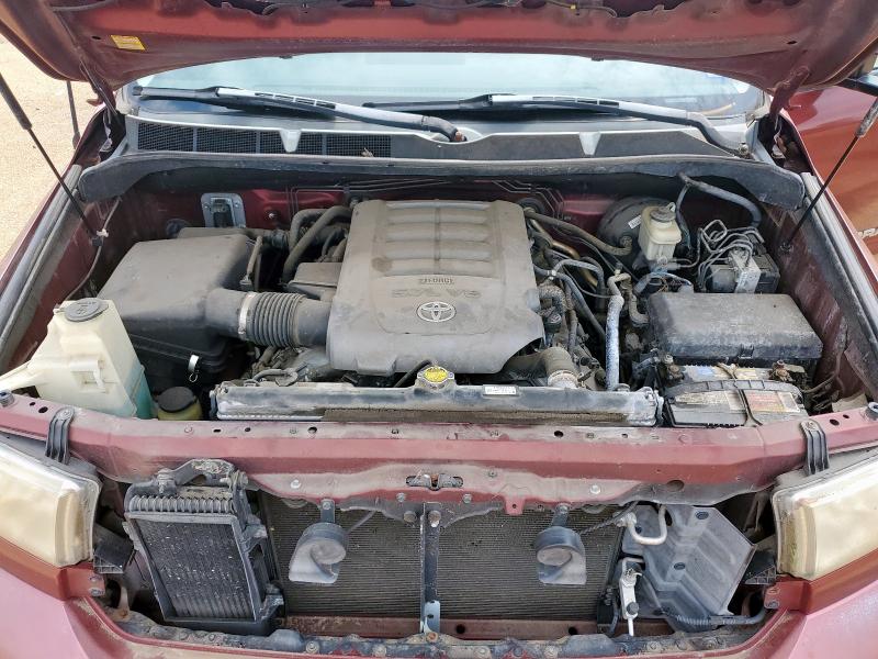 5TFSV54157X001110 - 2007 TOYOTA TUNDRA DOUBLE CAB SR5 BURGUNDY photo 11