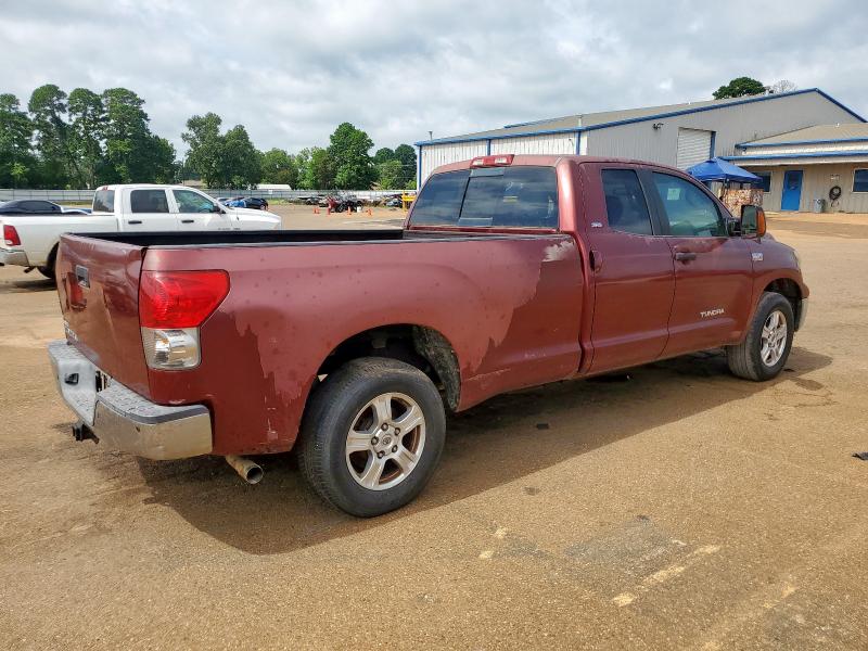 5TFSV54157X001110 - 2007 TOYOTA TUNDRA DOUBLE CAB SR5 BURGUNDY photo 3