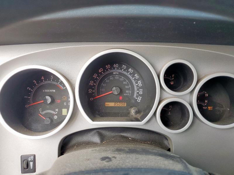 5TFSV54157X001110 - 2007 TOYOTA TUNDRA DOUBLE CAB SR5 BURGUNDY photo 9