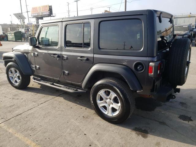 1C4HJXDN4LW129312 - 2020 JEEP WRANGLER U SPORT GRAY photo 2