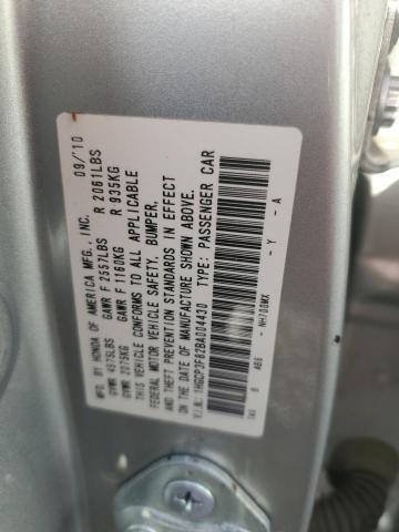 1HGCP3F82BA004430 - 2011 HONDA ACCORD EXL SILVER photo 12