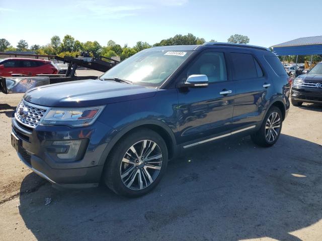 1FM5K8HT1GGB80177 - 2016 FORD EXPLORER PLATINUM BLUE photo 1