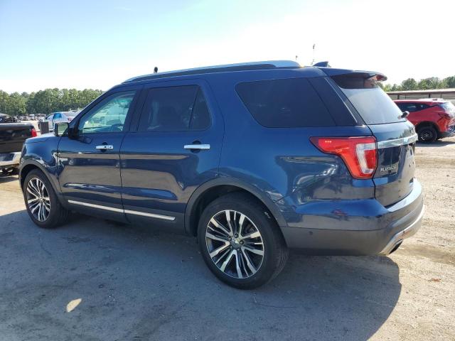 1FM5K8HT1GGB80177 - 2016 FORD EXPLORER PLATINUM BLUE photo 2