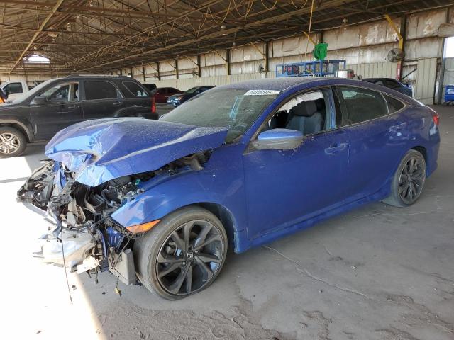 19XFC2F80ME002418 - 2021 HONDA CIVIC SPORT BLUE photo 1