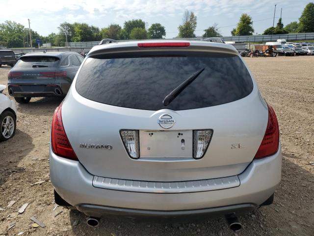 JN8AZ08TX6W415832 - 2006 NISSAN MURANO SL GRAY photo 6