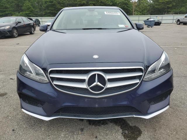 WDDHF8JB2EB053381 - 2014 MERCEDES-BENZ E 350 4MATIC BLUE photo 5