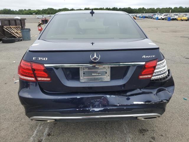 WDDHF8JB2EB053381 - 2014 MERCEDES-BENZ E 350 4MATIC BLUE photo 6