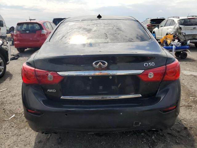 JN1BV7AR9FM406864 - 2015 INFINITI Q50 BASE BLACK photo 6