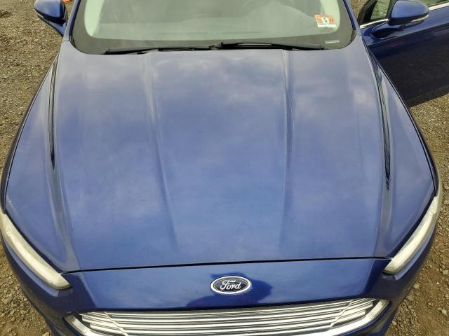 3FA6P0HR5DR101068 - 2013 FORD FUSION SE BLUE photo 11