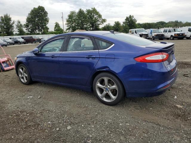 3FA6P0HR5DR101068 - 2013 FORD FUSION SE BLUE photo 2