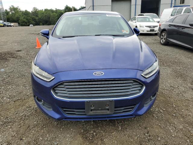 3FA6P0HR5DR101068 - 2013 FORD FUSION SE BLUE photo 5