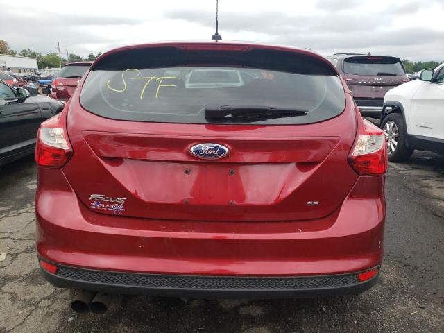 1FADP3K22DL358496 - 2013 FORD FOCUS SE BURGUNDY photo 6