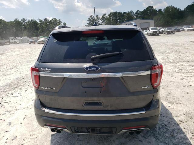 1FM5K8HTXJGC90314 - 2018 FORD EXPLORER PLATINUM GRAY photo 6