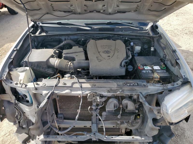 5TFEZ5CN5JX062938 - 2018 TOYOTA TACOMA DOUBLE CAB GRAY photo 11