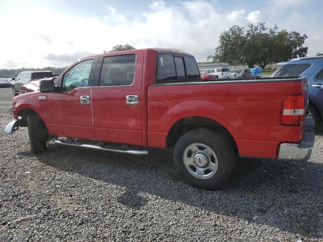 1FTRW12W54KC51068 - 2004 FORD F150 SUPERCREW RED photo 2