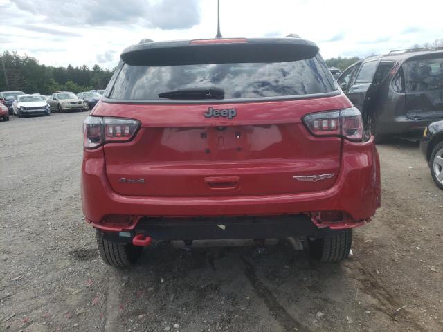 3C4NJDDB2HT631854 - 2017 JEEP COMPASS TRAILHAWK RED photo 6