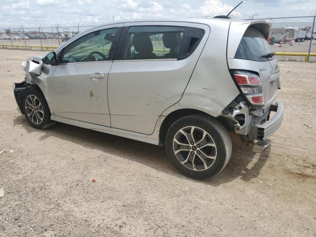 1G1JD6SH6J4106244 - 2018 CHEVROLET SONIC LT GRAY photo 2