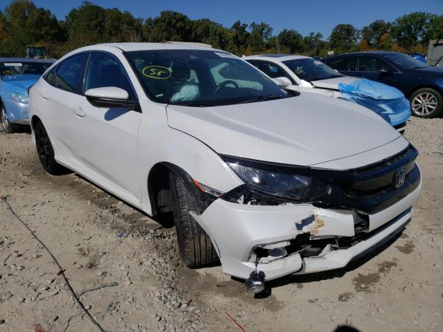 2HGFC2F83KH563506 - 2019 HONDA CIVIC SPORT WHITE photo 1