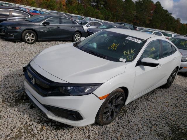 2HGFC2F83KH563506 - 2019 HONDA CIVIC SPORT 白色 照片 2
