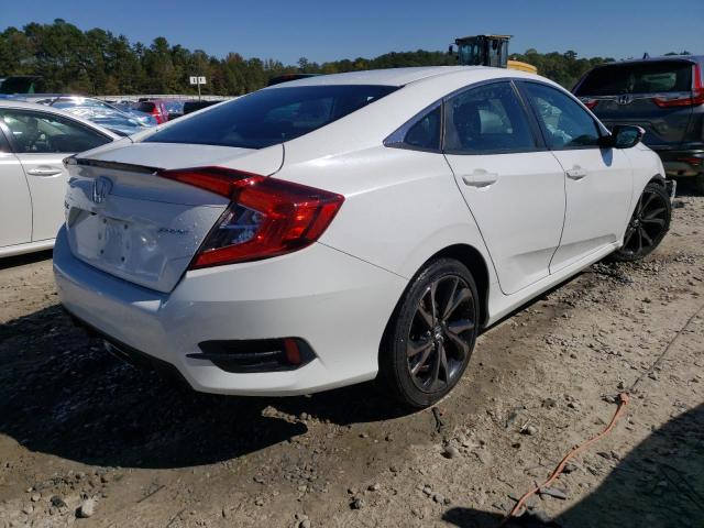 2HGFC2F83KH563506 - 2019 HONDA CIVIC SPORT WHITE photo 4