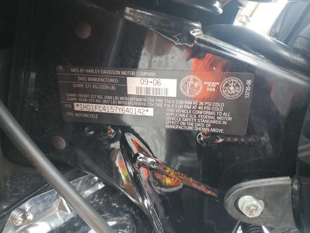 1HD1FC4157Y640142 - 2007 HARLEY-DAVIDSON FLHTCUI 黑色 照片 9