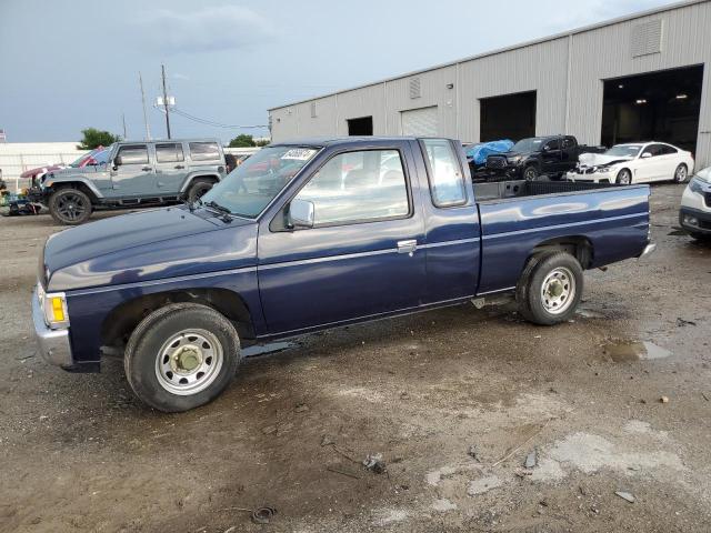 1N6SD16S5PC385721 - 1993 NISSAN TRUCK KING CAB BLUE photo 1