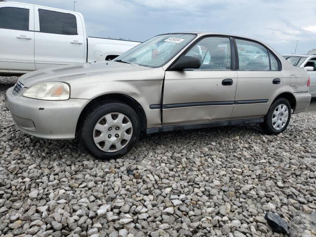 2HGEJ6627YH509378 - 2000 HONDA CIVIC DX TAN photo 1