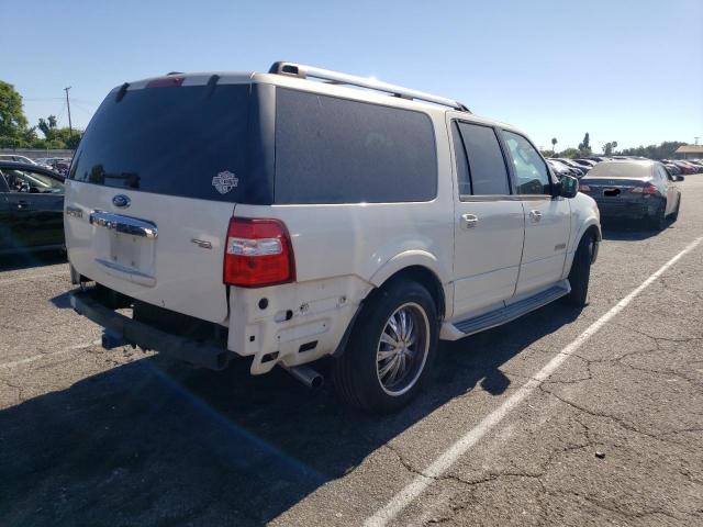 1FMFK19547LA32625 - 2007 FORD EXPEDITION EL LIMITED WHITE photo 3