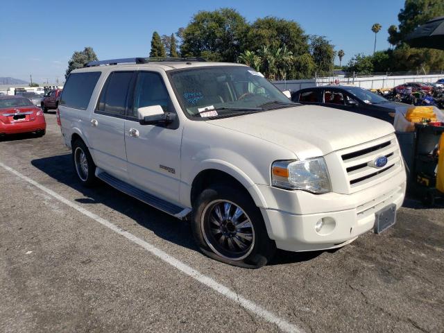 1FMFK19547LA32625 - 2007 FORD EXPEDITION EL LIMITED WHITE photo 4