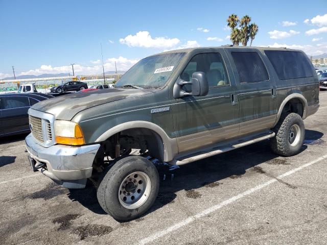 1FMNU43S61EA90186 - 2001 FORD EXCURSION LIMITED GREEN photo 1