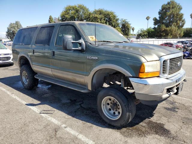 1FMNU43S61EA90186 - 2001 FORD EXCURSION LIMITED GREEN photo 4