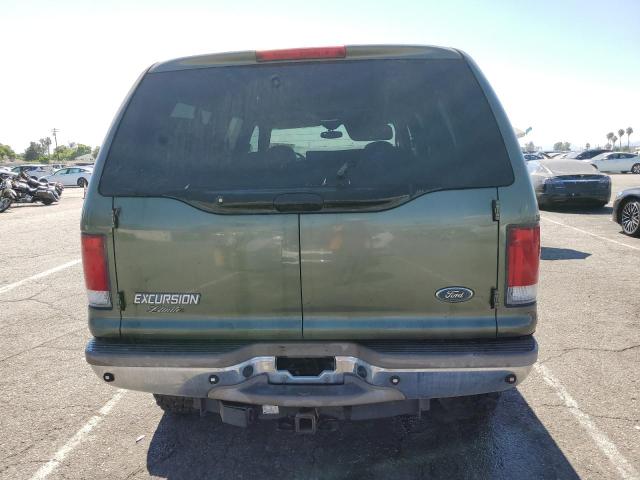 1FMNU43S61EA90186 - 2001 FORD EXCURSION LIMITED GREEN photo 6