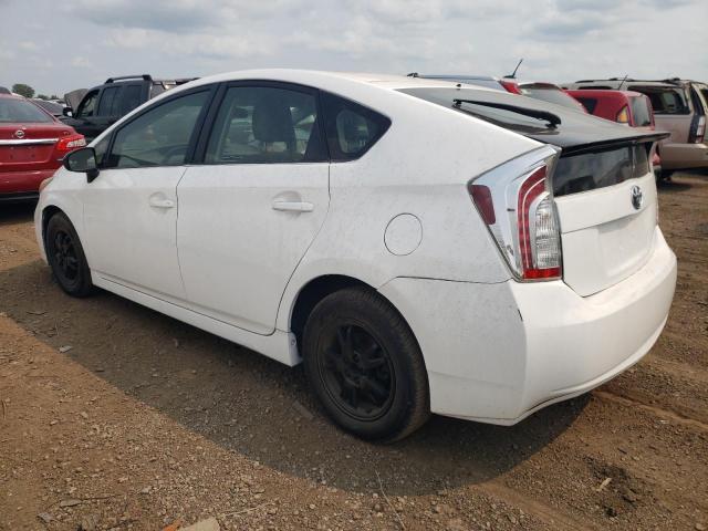 JTDKN3DUXD5580262 - 2013 TOYOTA PRIUS WHITE photo 2