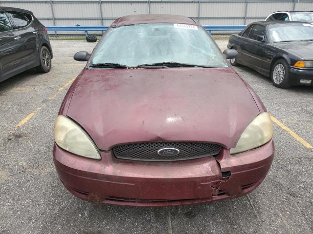 1FAFP53U25A253328 - 2005 FORD TAURUS SE BURGUNDY photo 5