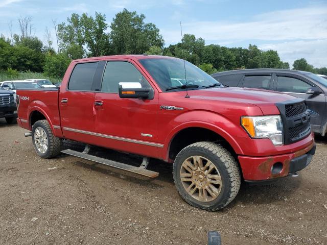 1FTFW1ET2BFA96246 - 2011 FORD F150 SUPERCREW BURGUNDY photo 4