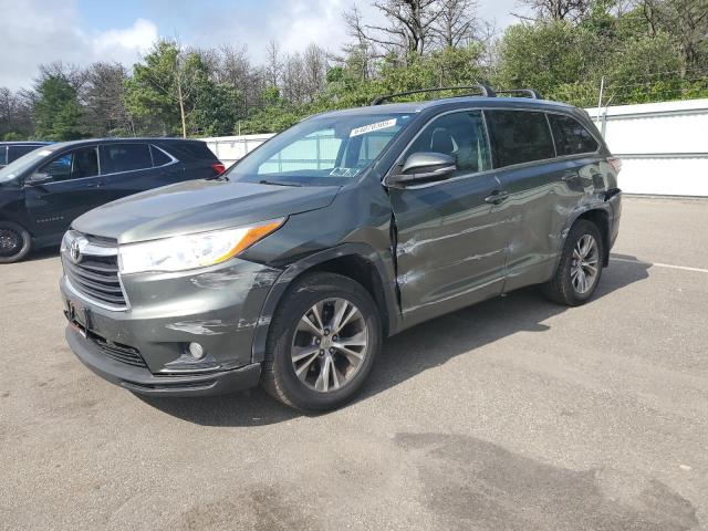5TDJKRFH0FS112755 - 2015 TOYOTA HIGHLANDER XLE GRAY photo 1